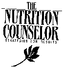 THE NUTRITION COUNSELOR STRATEGIES FOR RESULTS