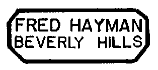 FRED HAYMAN BEVERLY HILLS