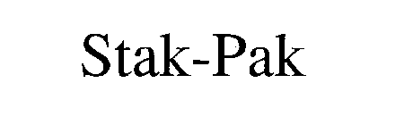 STAK-PAK