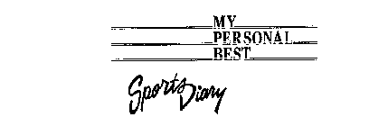 MY PERSONAL BEST SPORTS DIARY