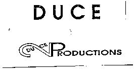 DUCE PRODUCTIONS