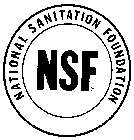 NATIONAL SANITATION FOUNDATION NSF
