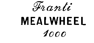 FRANTI MEALWHEEL 1000