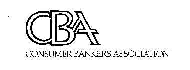 CBA CONSUMER BANKERS ASSOCIATION