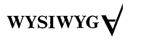 WYSIWYG