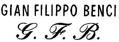 GIAN FILIPPO BENCI G.F.B.