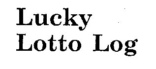 LUCKY LOTTO LOG