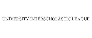 UNIVERSITY INTERSCHOLASTIC LEAGUE