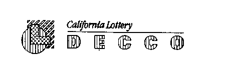 CALIFORNIA LOTTERY DECCO L