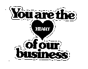 YOU ARE THE HEART OF OUR BUSINESS
