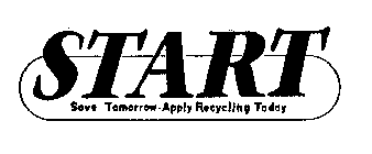 START SAVE TOMORROW-APPLY RECYCLING TODAY