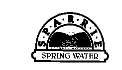 SPARRIE SPRING WATER NATURAL MINERAL