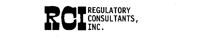 RCI REGULATORY CONSULTANTS, INC.