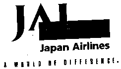 JAL JAPAN AIR LINES A WORLD OF DIFFERENC
