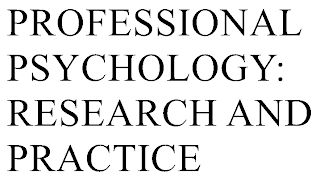 PROFESSIONAL PSYCHOLOGY: RESEARCH AND PRACTICE