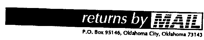 RETURNS BY MAIL