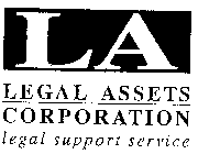 LA LEGAL ASSETS CORPORATION LEGAL SUPPORT SERVICE