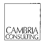 CAMBRIA CONSULTING