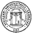 SIGILLVM. VNIVERSITATIS - GEORGIAE - 1785 CONSITITUTION WISOM JUSTICE MODERATION