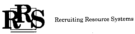 RRS RECRUITING RESOURCE SYSTEMS