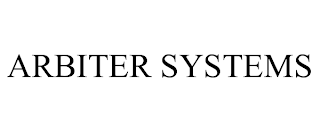 ARBITER SYSTEMS