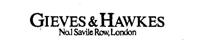 GIEVES & HAWKES NO. 1 SAVILE ROW, LONDON