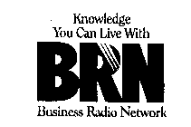 KNOWLEDGE YOU CAN LIVE WITH BRN BUSINESS RADIO NETWORK
