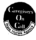 CAREGIVERS ON CALL PLAZA NURSES AGENCY