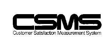 CSMS CUSTOMER SATISFACTION MEASUREMENT SYSTEM