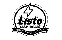 LISTO 100% PURO CAFE SOLUBLE INSTANTANEO