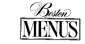 BOSTON MENUS