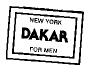 NEW YORK DAKAR FOR MEN