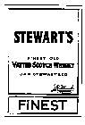 STEWART'S FINEST OLD VATTED SCOTCH WHISKY J. & G. STEWART & CO.