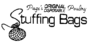 PAGE'S ORIGINAL DISPOSABLE POULTRY STUFFING BAGS