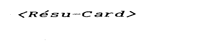 <RESU-CARD>