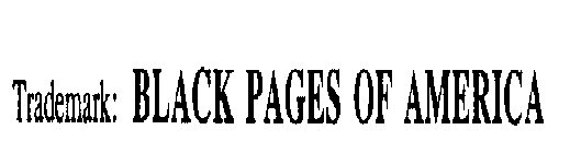 BLACK PAGES OF AMERICA