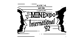 AMERICAN MINING CONGRESS MINEXPO INTERNATIONAL '92