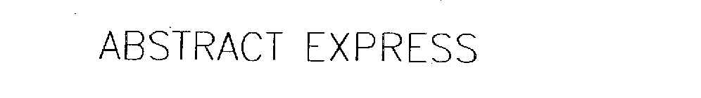 ABSTRACT EXPRESS