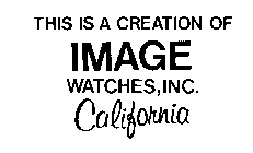 THIS IS A CREATION OF IMAGE WATCHES, INC. CALIFORNIA