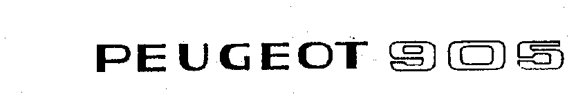 PEUGEOT 905