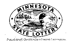 MINNESOTA STATE LOTTERY PROCEEDS BENEFIT OUR NATURAL AND ECONOMIC ENVIRONMENTS