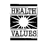 HEALTH VALUES