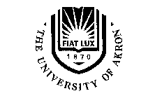 THE UNIVERSITY OF AKRON FIAT LUX 1870