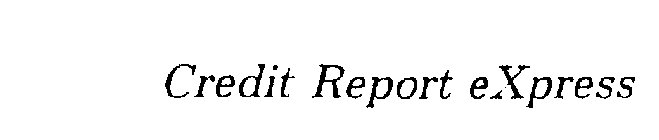 CREDIT REPORT EXPRESS