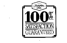 HAMPTON INN 100% SATISFACTION GUARANTEED