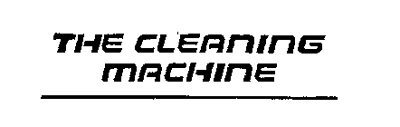 THE CLEANING MACHINE