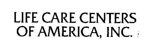 LIFE CARE CENTERS OF AMERICA, INC.