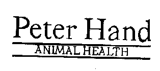 PETER HAND ANIMAL HEALTH