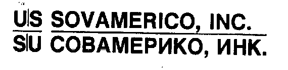 U/S SOVAMERICO, INC. S/U COBAMEPNKO, NHK.