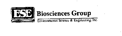 ESE BIOSCIENCES GROUP ENVIRONMENTAL SCIENCE & ENGINEERING, INC.